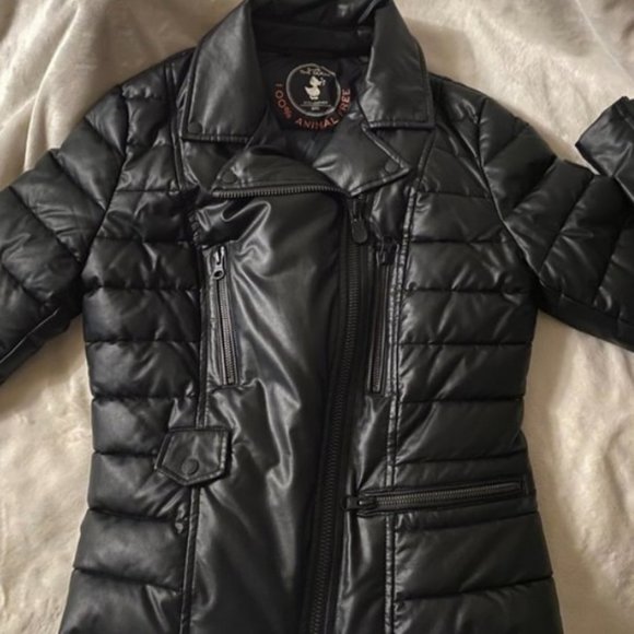 Save The Duck Eco Leather, XS Moto Jacket - Picture 5 of 6